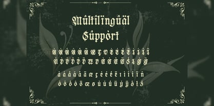 Negav Thrust Font Poster 3