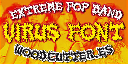 Extreme Pop Band Font Poster 1