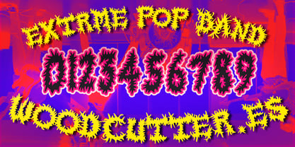 Extreme Pop Band Font Poster 6