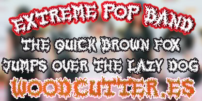 Extreme Pop Band Font Poster 2