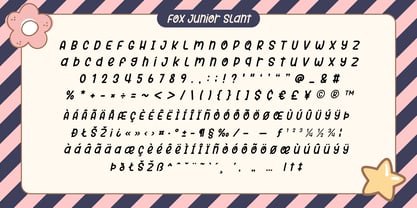 Fox Junior Font Poster 11