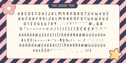 Fox Junior Font Poster 10