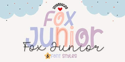 Fox Junior Font Poster 1