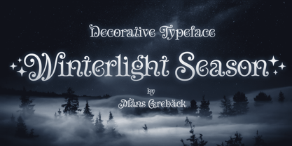 Winterlight Season Font Poster 1