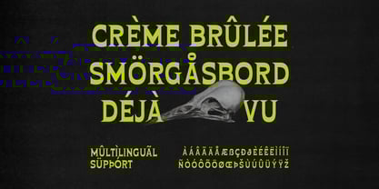 Crowsbeat Font Poster 7