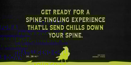 Crowsbeat Font Poster 6