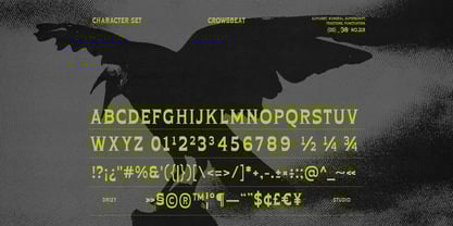 Crowsbeat Font Poster 5