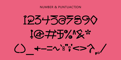 Tropopause Font Poster 4