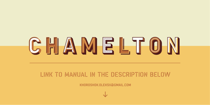 Chamelton Font Poster 11