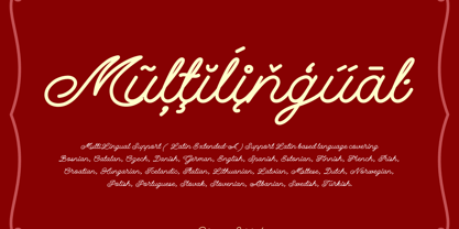 Qinan Script Font Poster 3