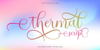 Thermal Script Fuente Póster 1