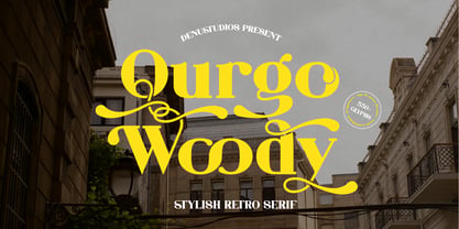 Qurgo Woody Font Poster 1