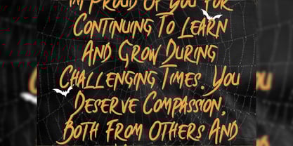 Vampherine Font Poster 5