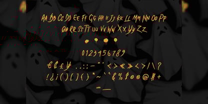 Vampherine Font Poster 2