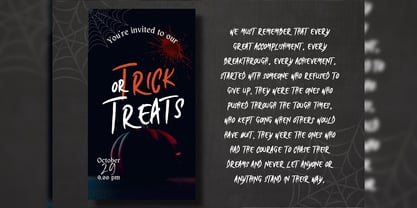 Vampherine Font Poster 14