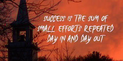 Vampherine Font Poster 11