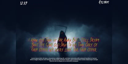 Vampherine Font Poster 9