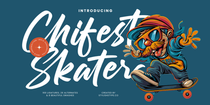 Chifest Skater Font Poster 1