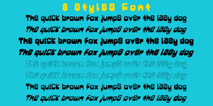 Blackes Font Poster 2