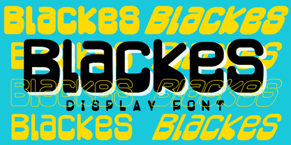 Blackes Font Poster 1