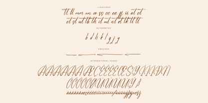 Arathevil Bontegliar Font Poster 8