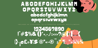 Morning Bredok Font Poster 13