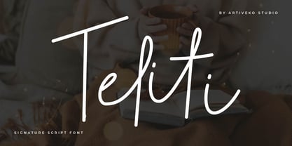 Teliti Font Poster 1