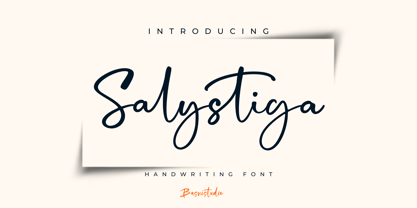 Salystiga Font Poster 1