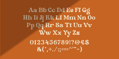 Sonance Font Poster 9