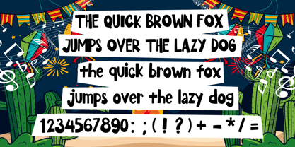 Jackstar Festival Font Poster 4