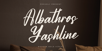 Albathros Yashline Font Poster 1