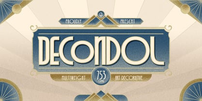 Decondol Font Poster 1