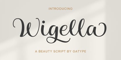 Wigella Font Poster 1