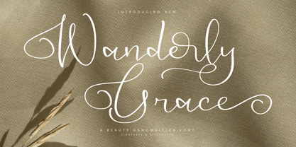 Wanderly Grace Font Poster 1