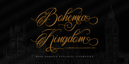 Bohemia Kingdom Font Poster 1