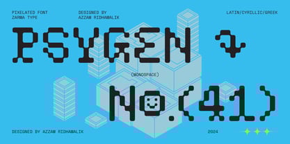 Psygen Font Poster 1