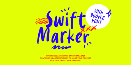 Swift Marker Font Poster 1