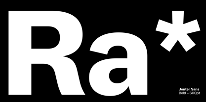 Jouter Sans Font Poster 7