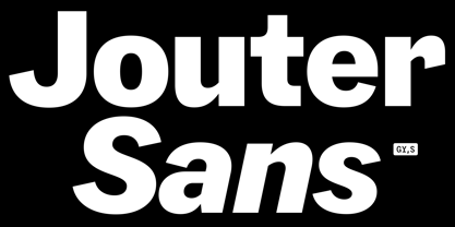 Jouter Sans Font Poster 1