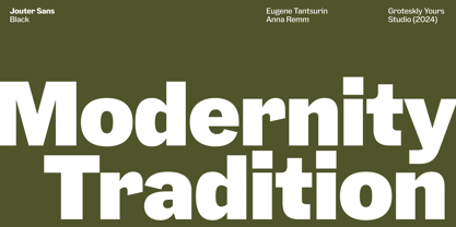 Jouter Sans Font Poster 9