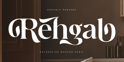Rehgal Font Poster 1