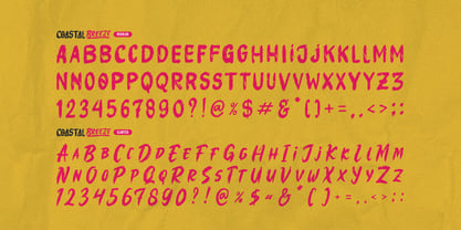 Coastal Threads Font Poster 12