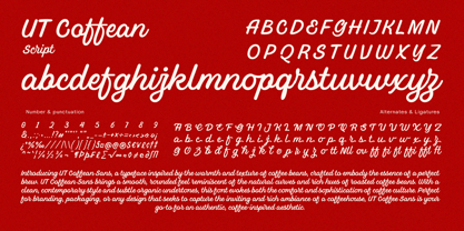 UT Coffean Font Duo Font Poster 8