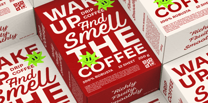 UT Coffean Font Duo Font Poster 4