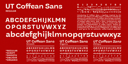 UT Coffean Font Duo Font Poster 7