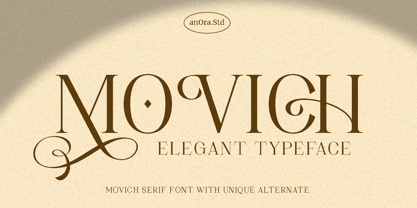 Movich Font Poster 1