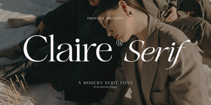 Claire Serif Font Poster 1