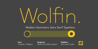 Wolfin Font Poster 1