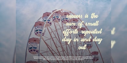 Hamilangton Font Poster 13