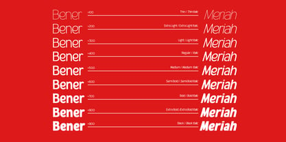 Bener Meriah Font Poster 4